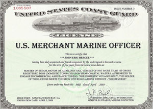 marine license